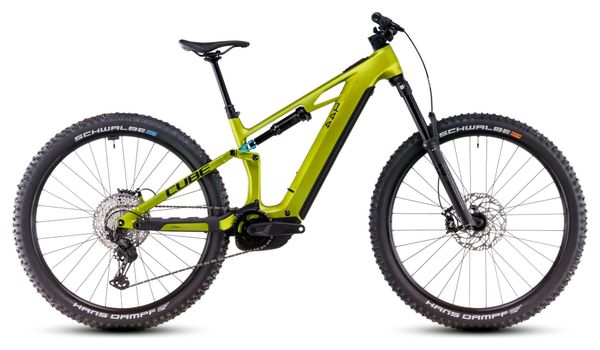 Cube Stereo Hybrid One44 HPC Race 800 Electric Full Suspension MTB 800 Wh 29” Flash Lime Green 2025