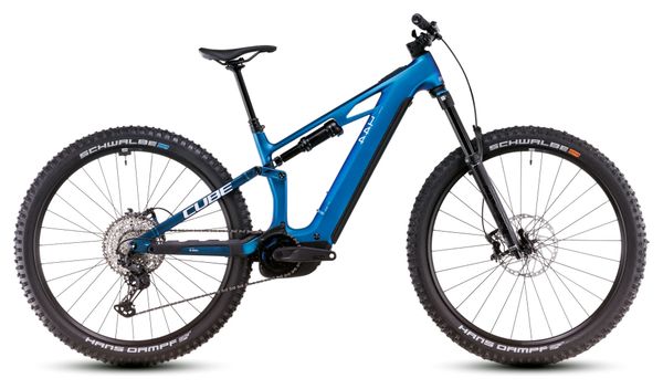Cube Stereo Hybrid One44 HPC SLX 800 Electric Full Suspension MTB 800 Wh 29” Nebula Blue 2025